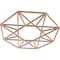 Ekena Millwork Guardian Wood Fretwork Pierced Ceiling Medallion, Cherry, 18"OD x 7"ID x 1/4"T CMWP18X18X0250GDCH - alternate 4